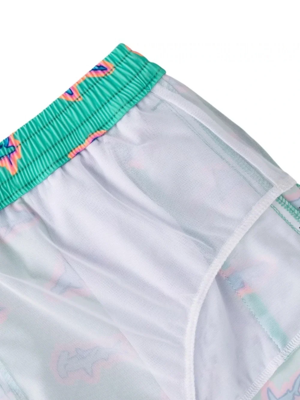 NWT Chubbies Boys' Shorter Classic Swim Trunks Sz XL in apex swimmers pattern